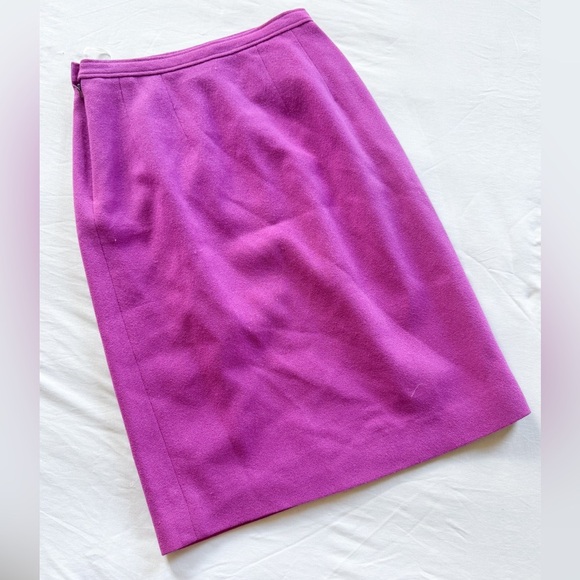 JEAN MUIR ~ Womens Pencil Skirt Size UK 10 US SIZE 8 100% Wool - Picture 2 of 5